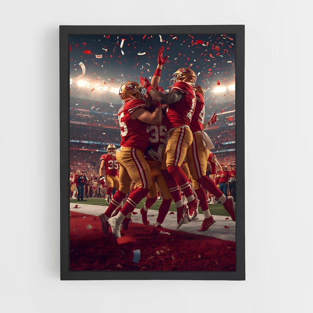 Poster Victoire 49ers (vue 2)